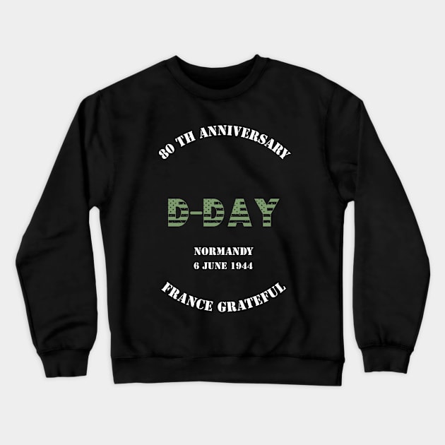 D-Day Crewneck Sweatshirt by DavidBriotArt